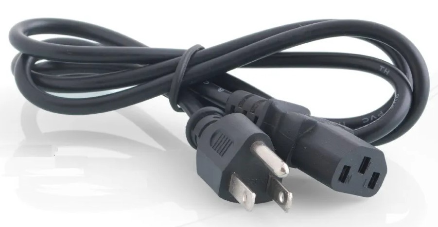 Genérico Cable Eléctrico 3 Pines 6ft