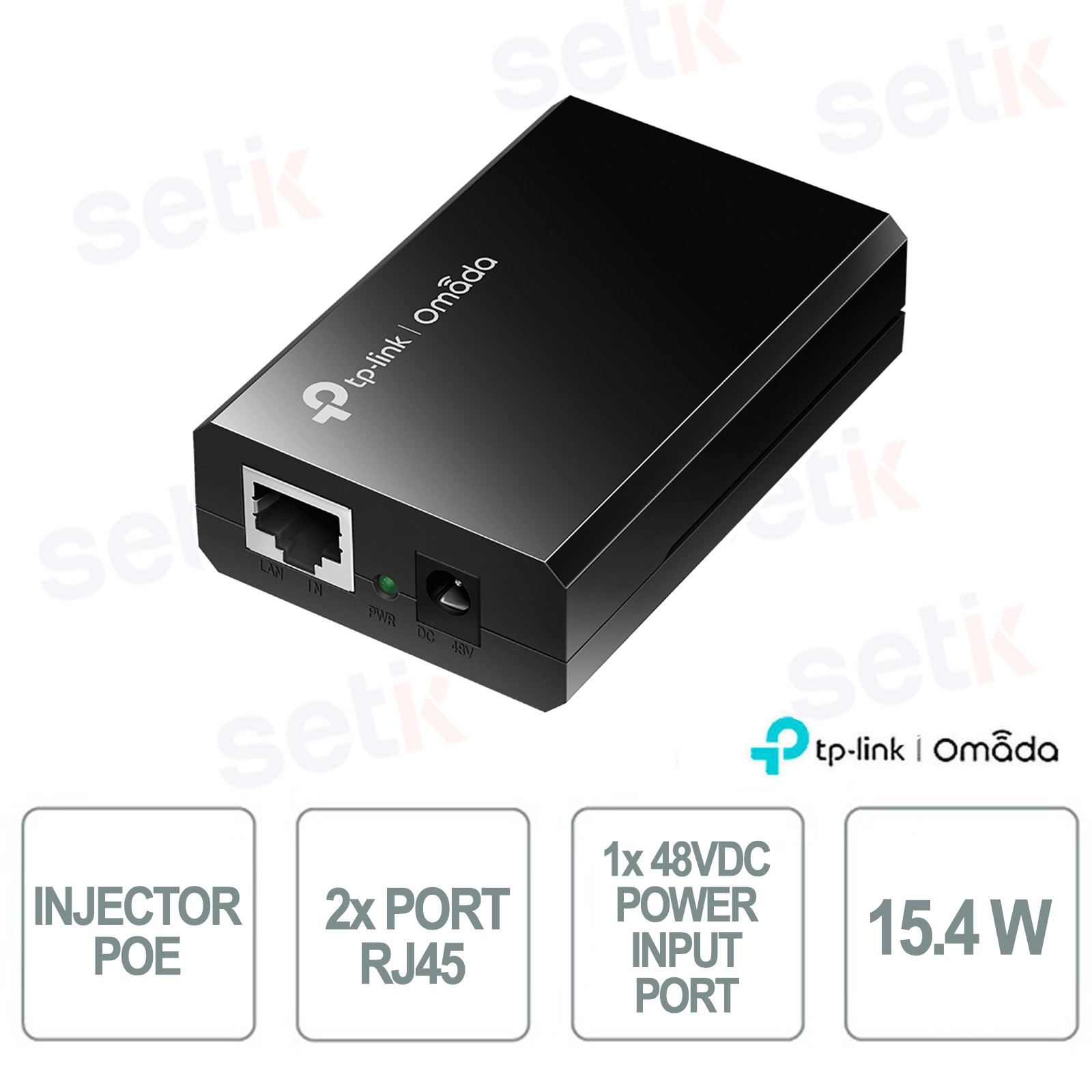 TPLink Inyector PoE Gigabit POE150S