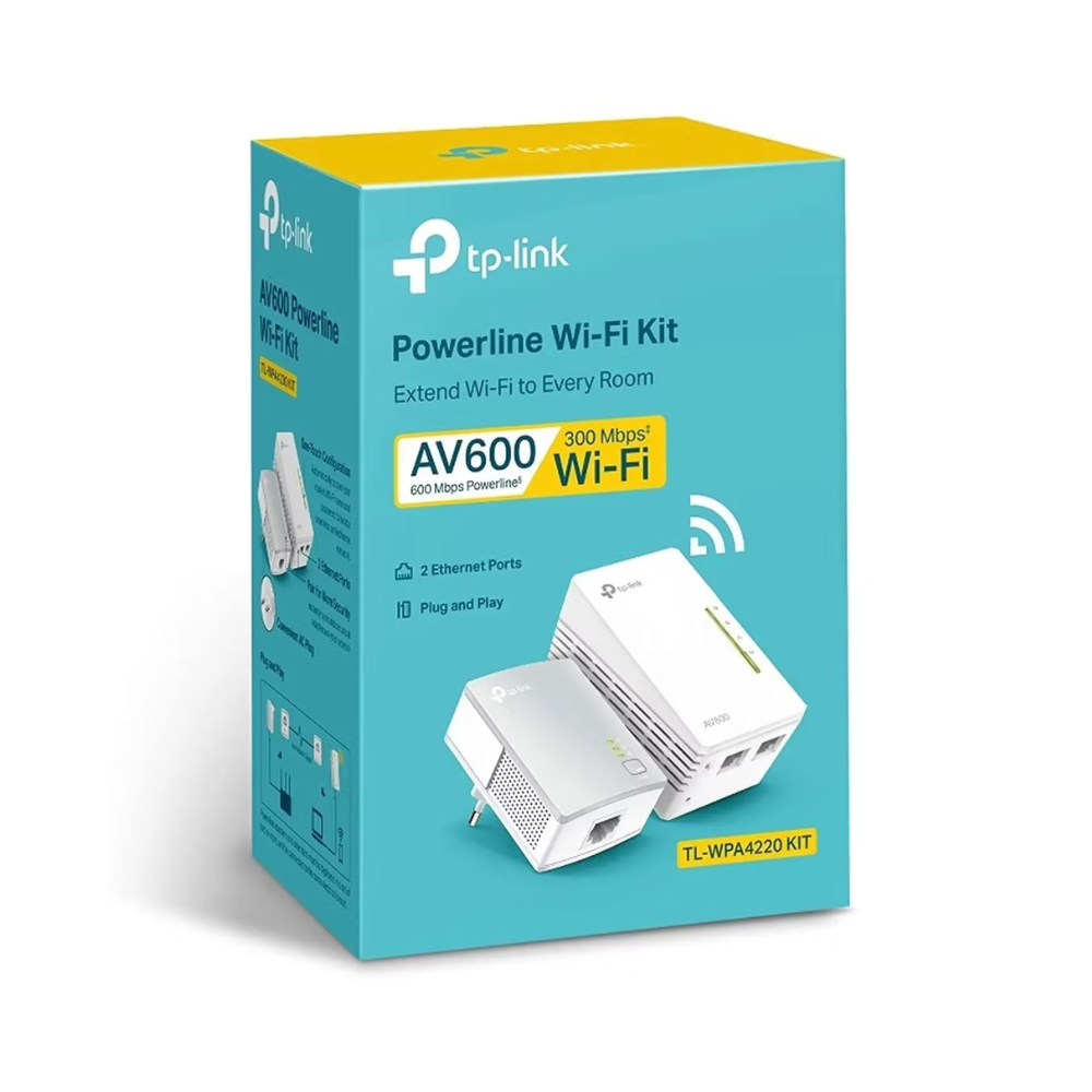 TP-Link TL-WPA4220 Adaptador Powerline 300Mbps 2.4GHz