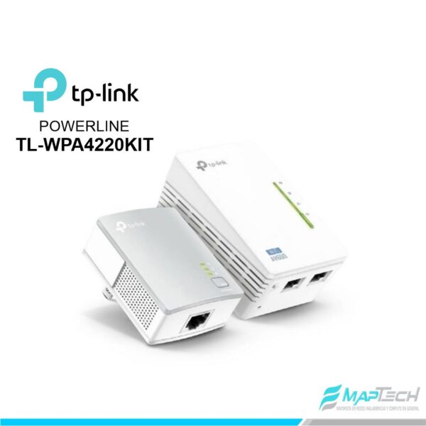 TP-Link TL-WPA4220 Adaptador Powerline 300Mbps 2.4GHz en República Dominicana
