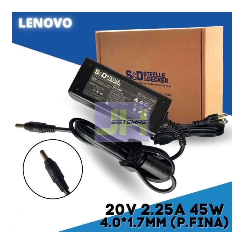 Lenovo Ideapad Cargador Fuente 20V 2.25A en República Dominicana
