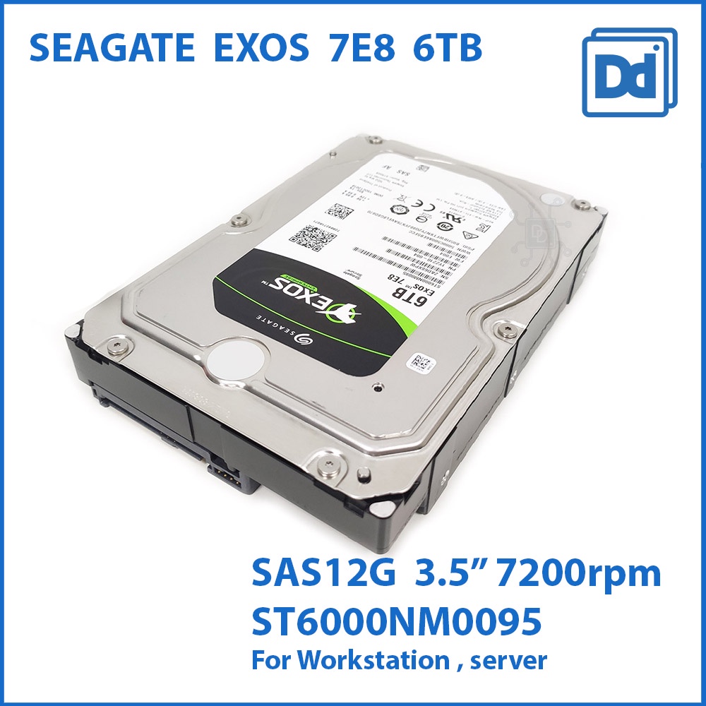 Seagate Exos 7E8 ST6000NM0115 HDD Empresarial 6TB en República Dominicana