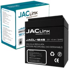 Jaclink Batería Recargable 12V 4.5Ah JACL1245