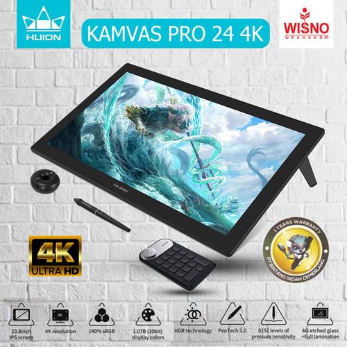 Huion Kamvas 24 Pro Tableta gráfica 4K en República Dominicana