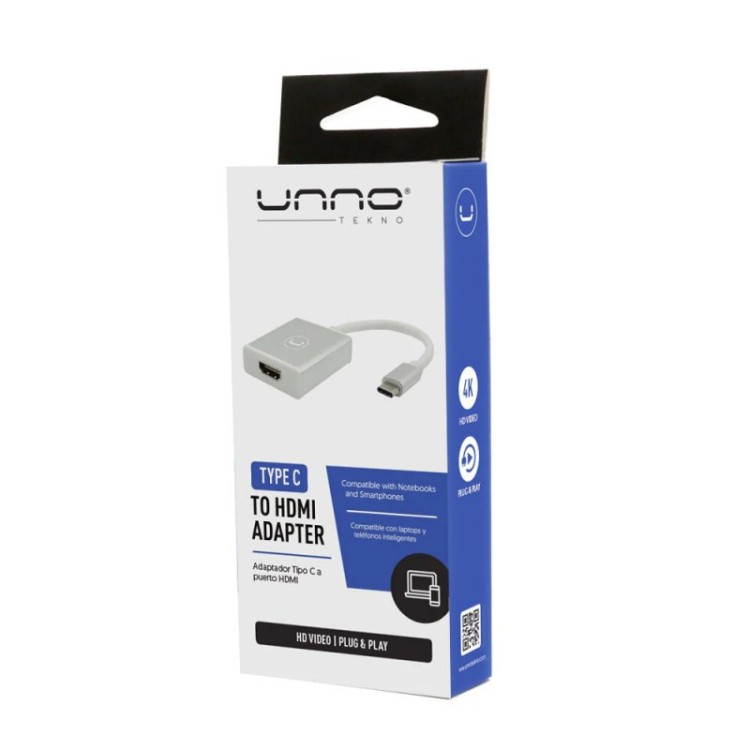 UNNO Adaptador USB-C a HDMI en República Dominicana