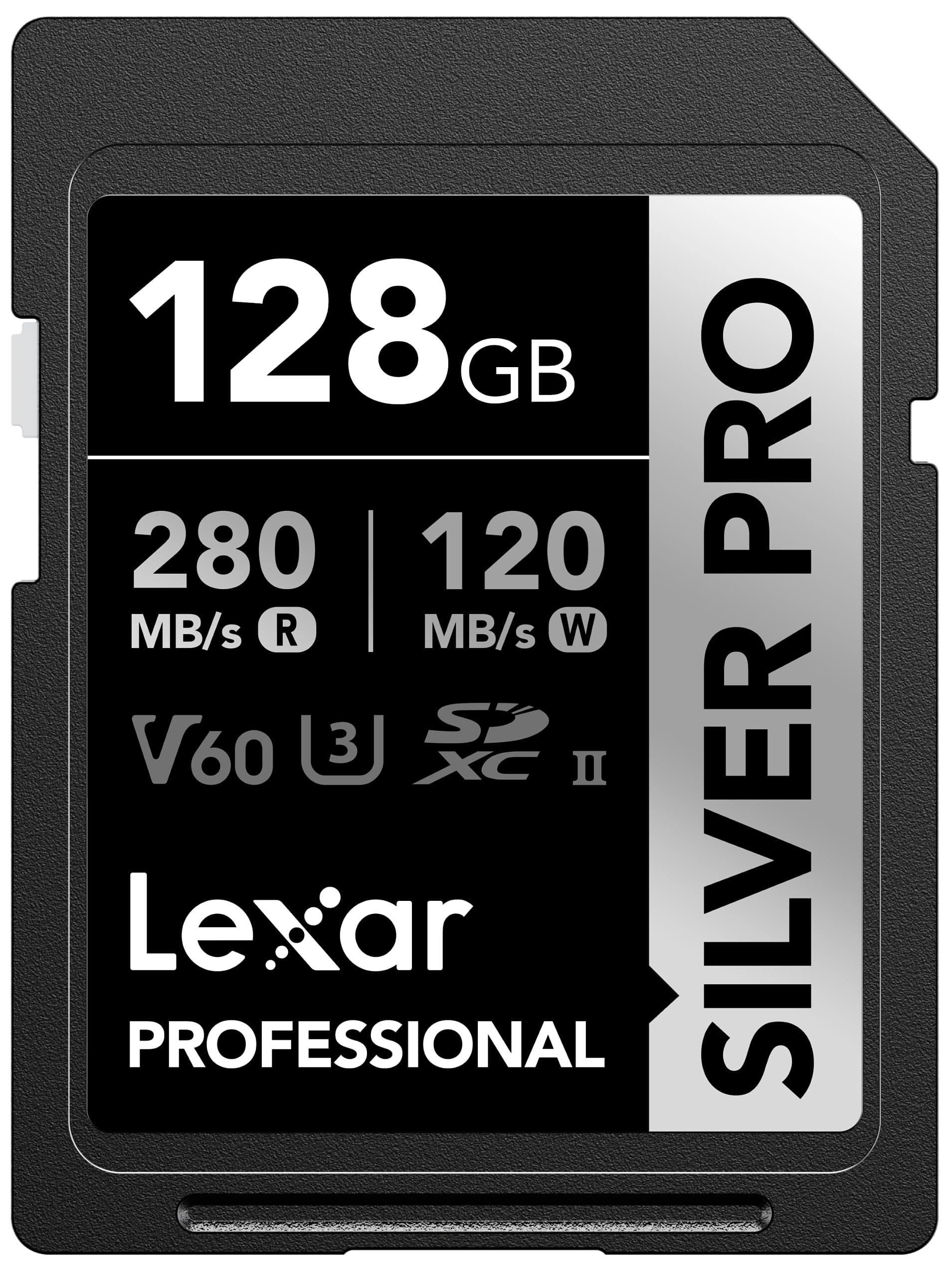 Lexar Silver Pro 128GB Tarjeta SD UHS-II