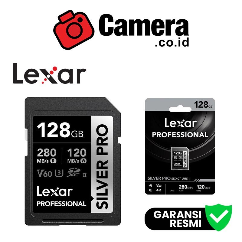 Lexar Silver Pro 128GB Tarjeta SD UHS-II en República Dominicana
