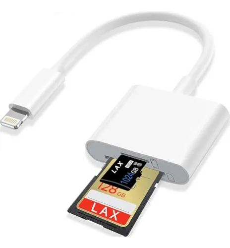 Genérico Lector SD Lightning para iPhone en República Dominicana