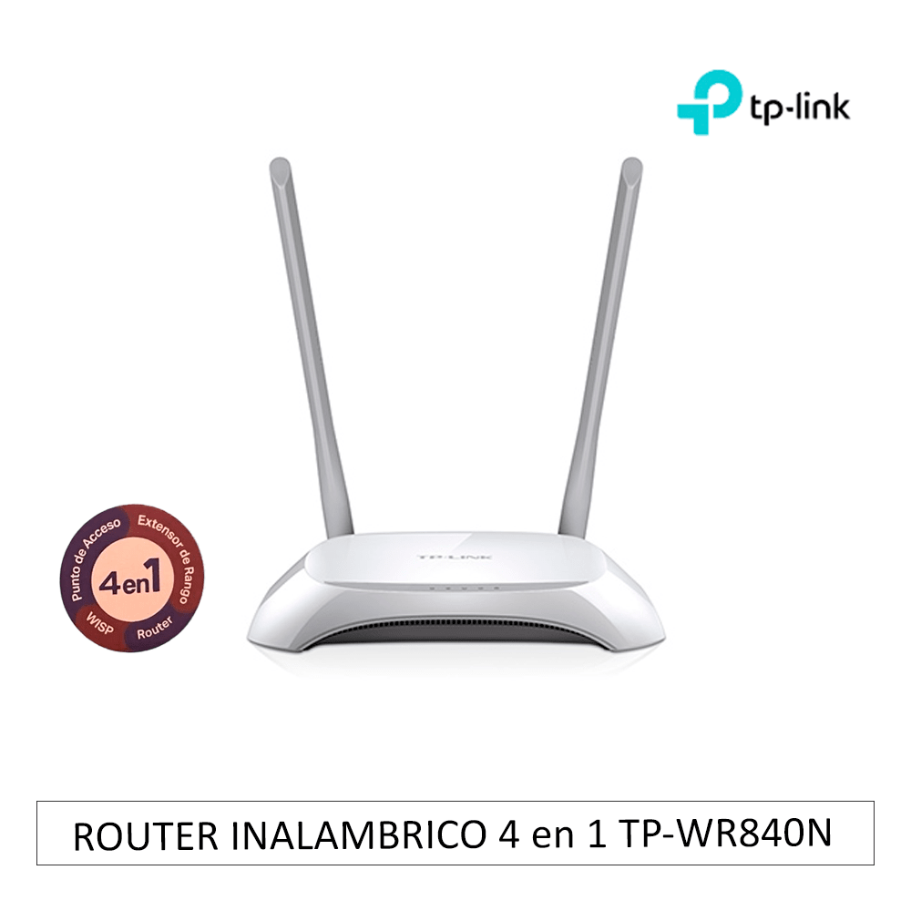 Router TP-Link TL-WR840N inalámbrico en República Dominicana