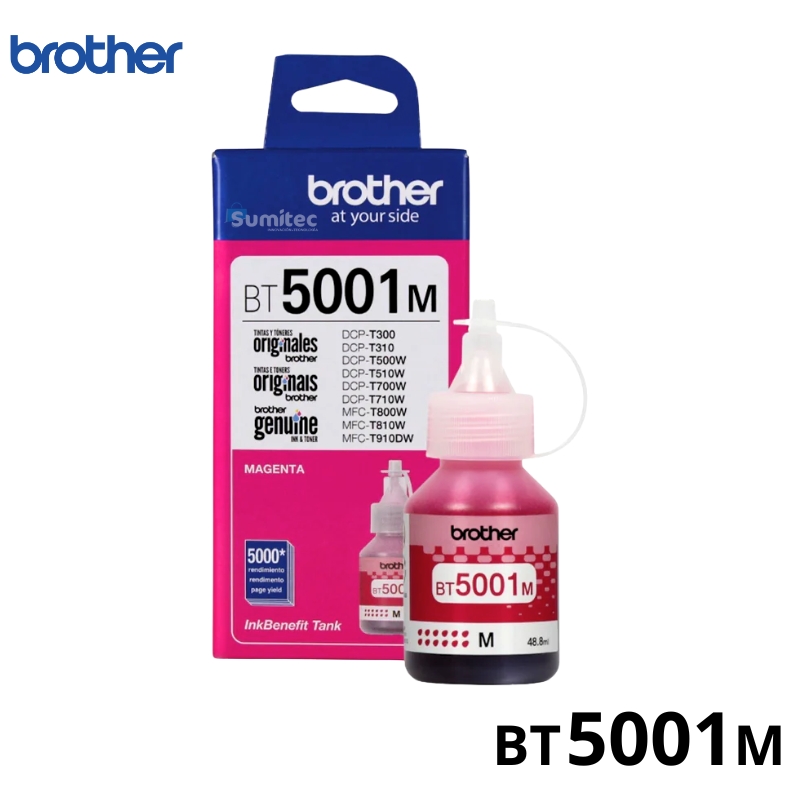 Brother Botella Tinta Magenta BT5001M en República Dominicana