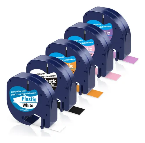 Genérico Etiquetas para Dymo 12 mm