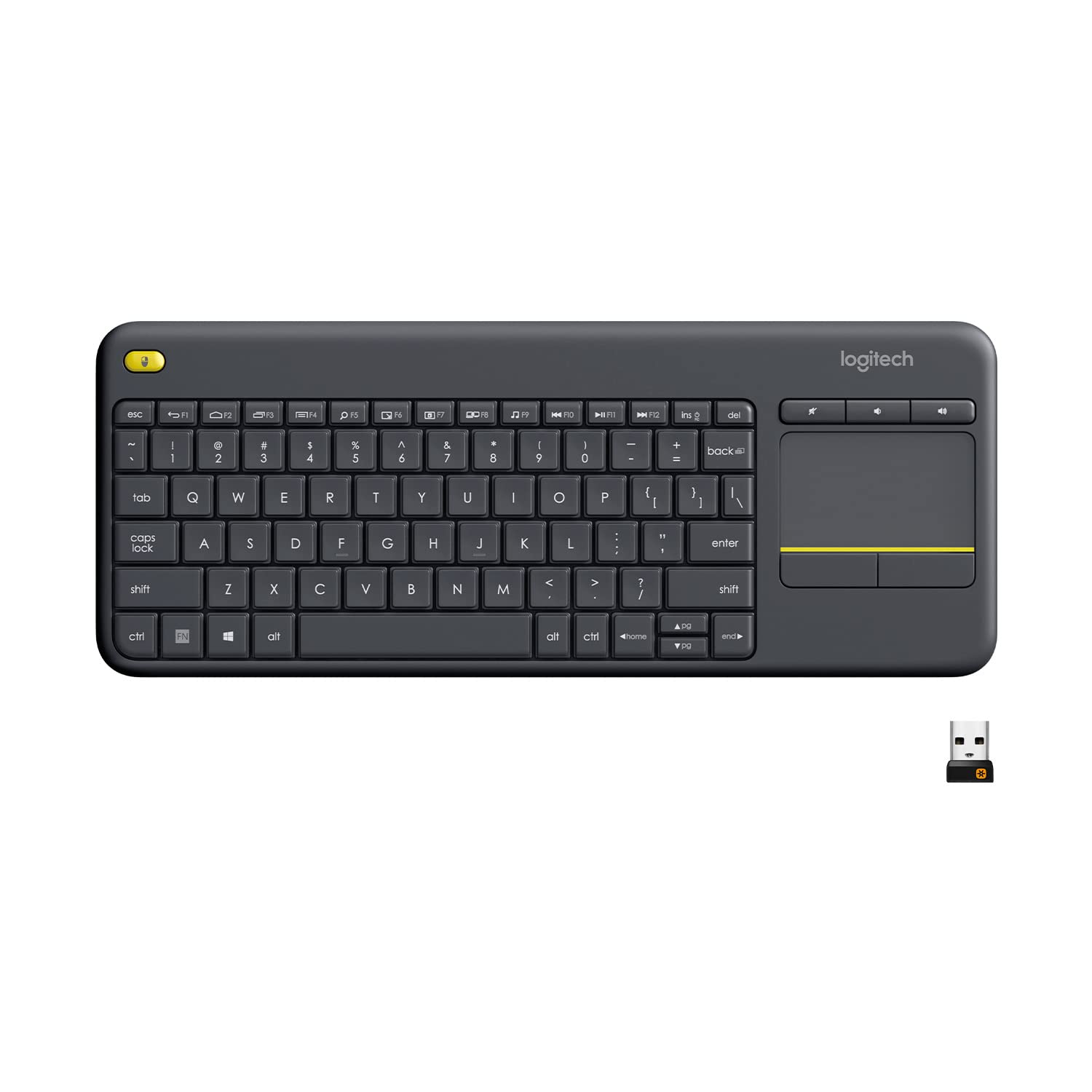 Logitech K400 Plus Teclado y Touchpad inalámbrico en República Dominicana