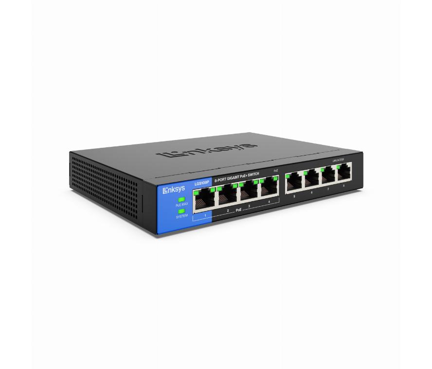 Linksys Switch 8 Puertos Gigabit PoE