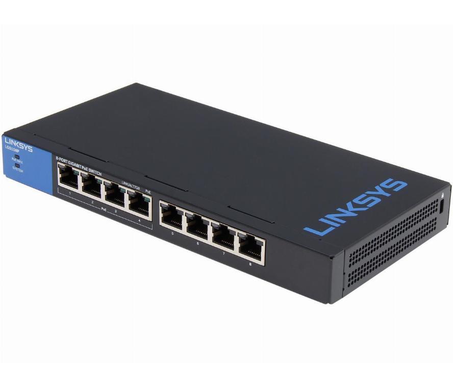 Linksys Switch 8 Puertos Gigabit PoE en República Dominicana