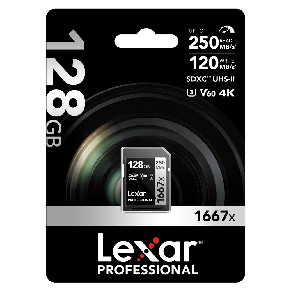 Lexar tarjeta SD UHS-II 1667x 128GB
