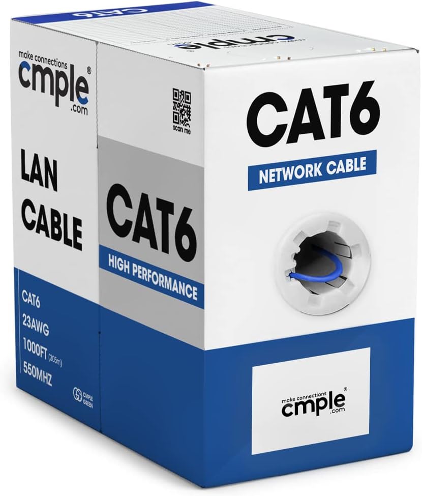 Cable de red UTP Cat6e marca estándar en República Dominicana