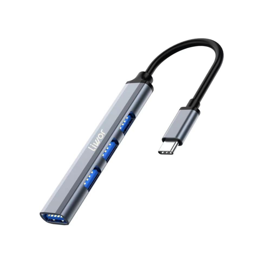Baseus HUB USB 4 en 1 US21 en República Dominicana