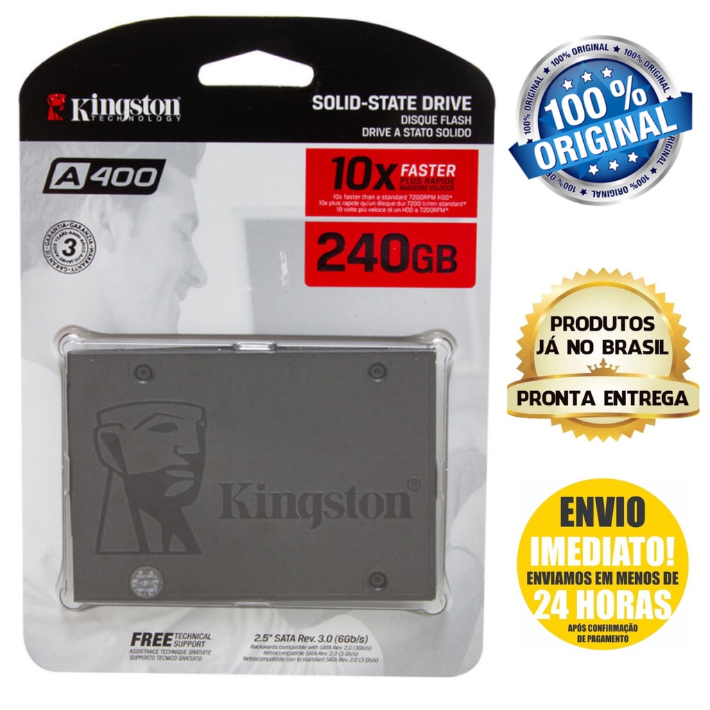 Kingston SSD A400 SATA III 240GB en República Dominicana