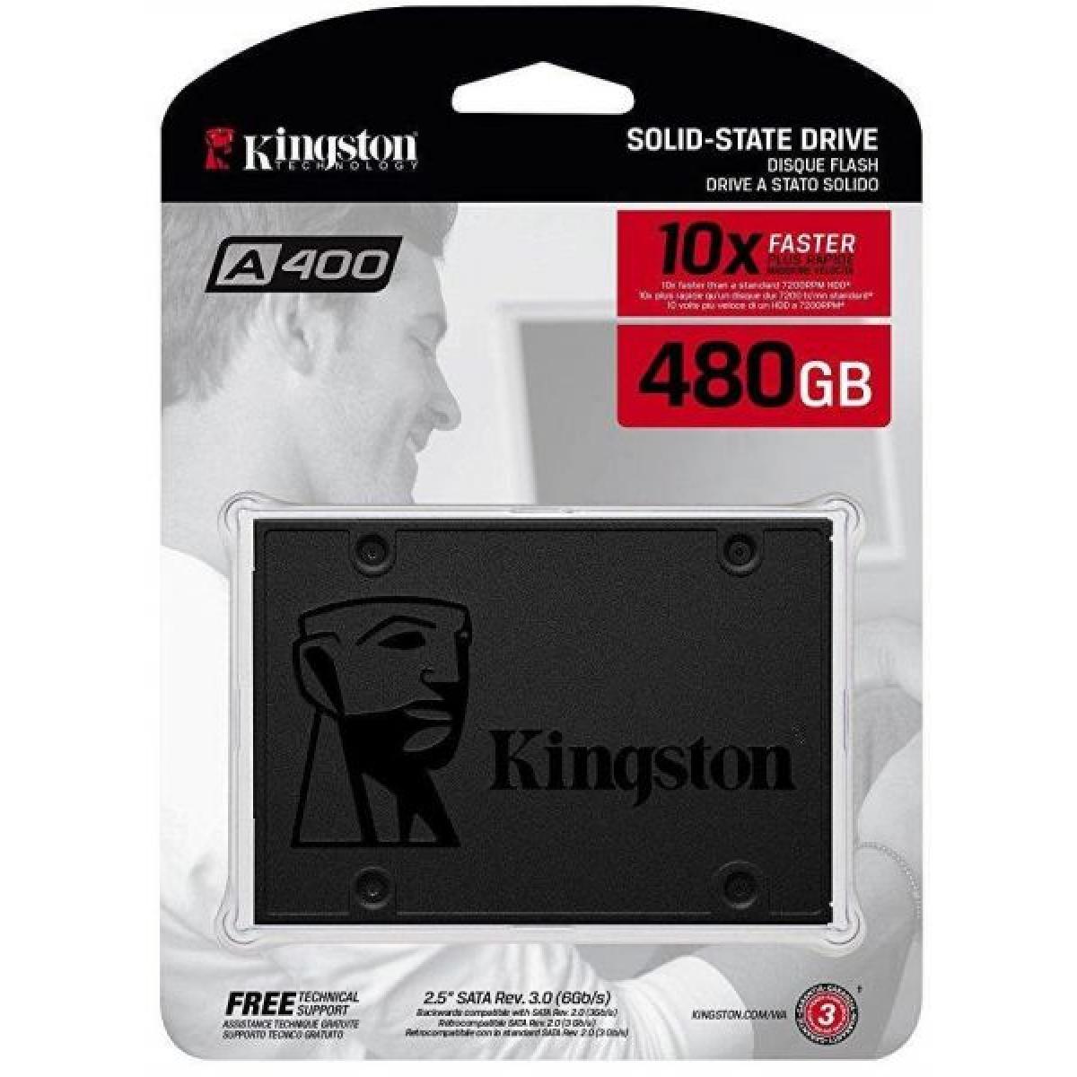 Kingston A400 SSD SATA III 480GB en República Dominicana