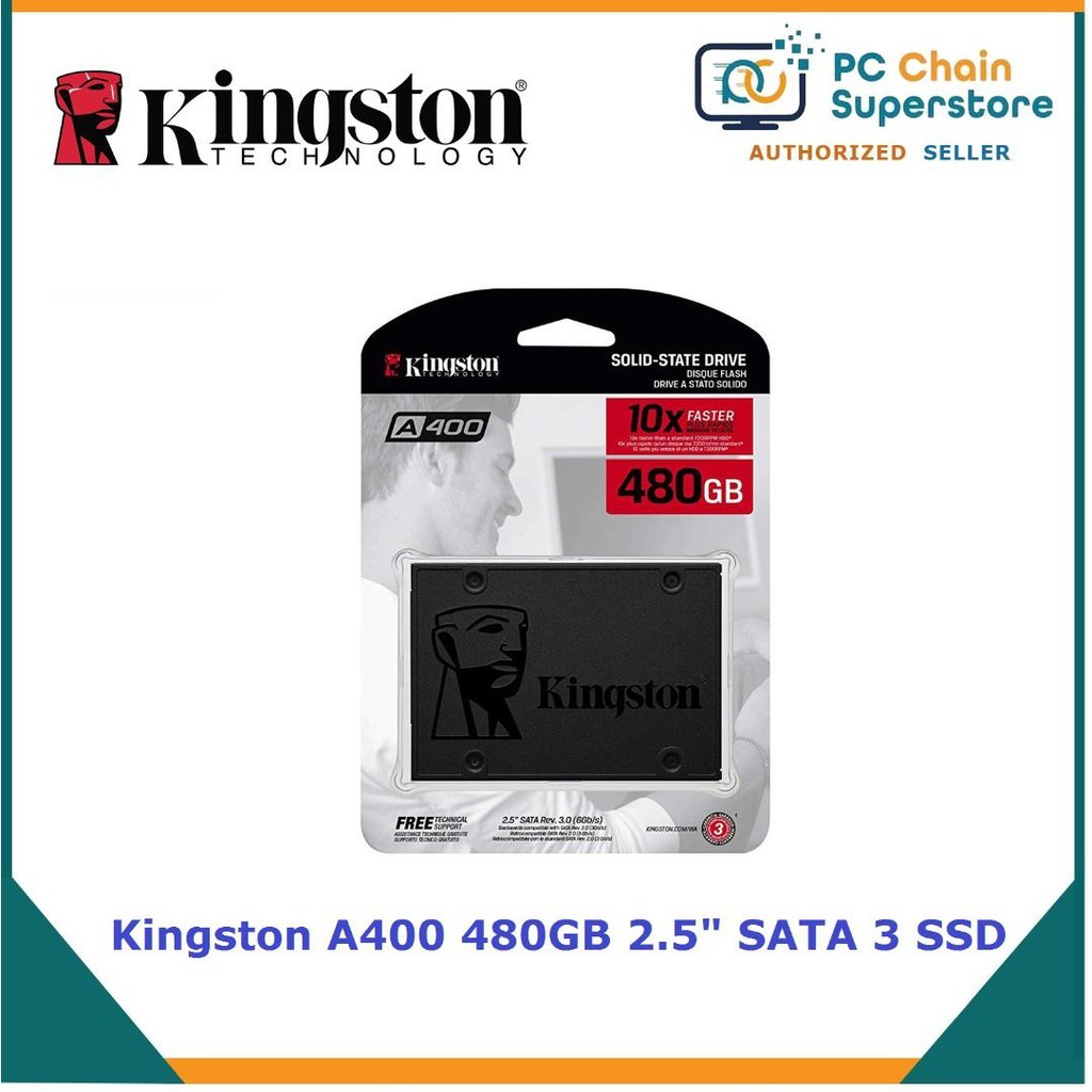 Kingston A400 SSD SATA III 480GB en República Dominicana