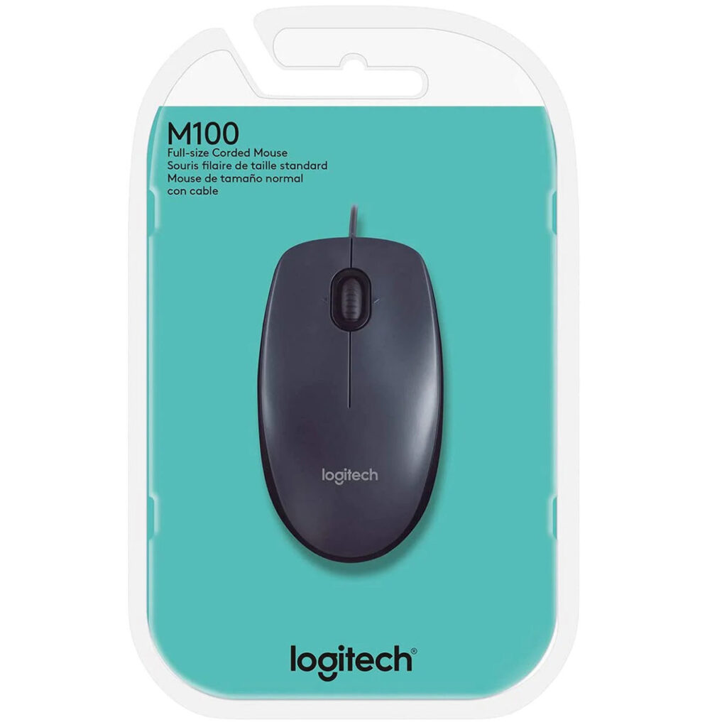 Logitech M100 Ratón USB Básico en República Dominicana