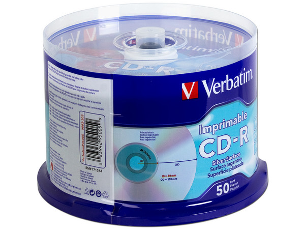 Verbatim CDR 52X Discos Grabables en República Dominicana