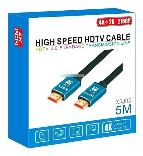 Cable HDMI 4K2K 5m Marca Modelo en República Dominicana