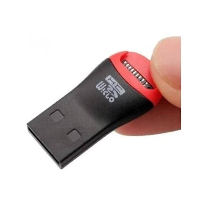 Genérico Adaptador microSD a USB Rojo en República Dominicana
