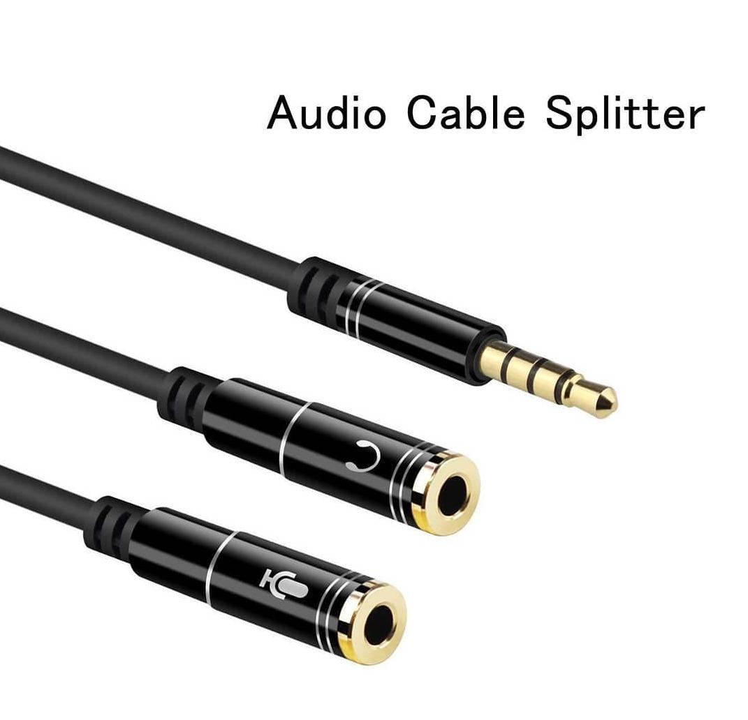Ksix 10662 Adaptador Divisor Audio Micrófono