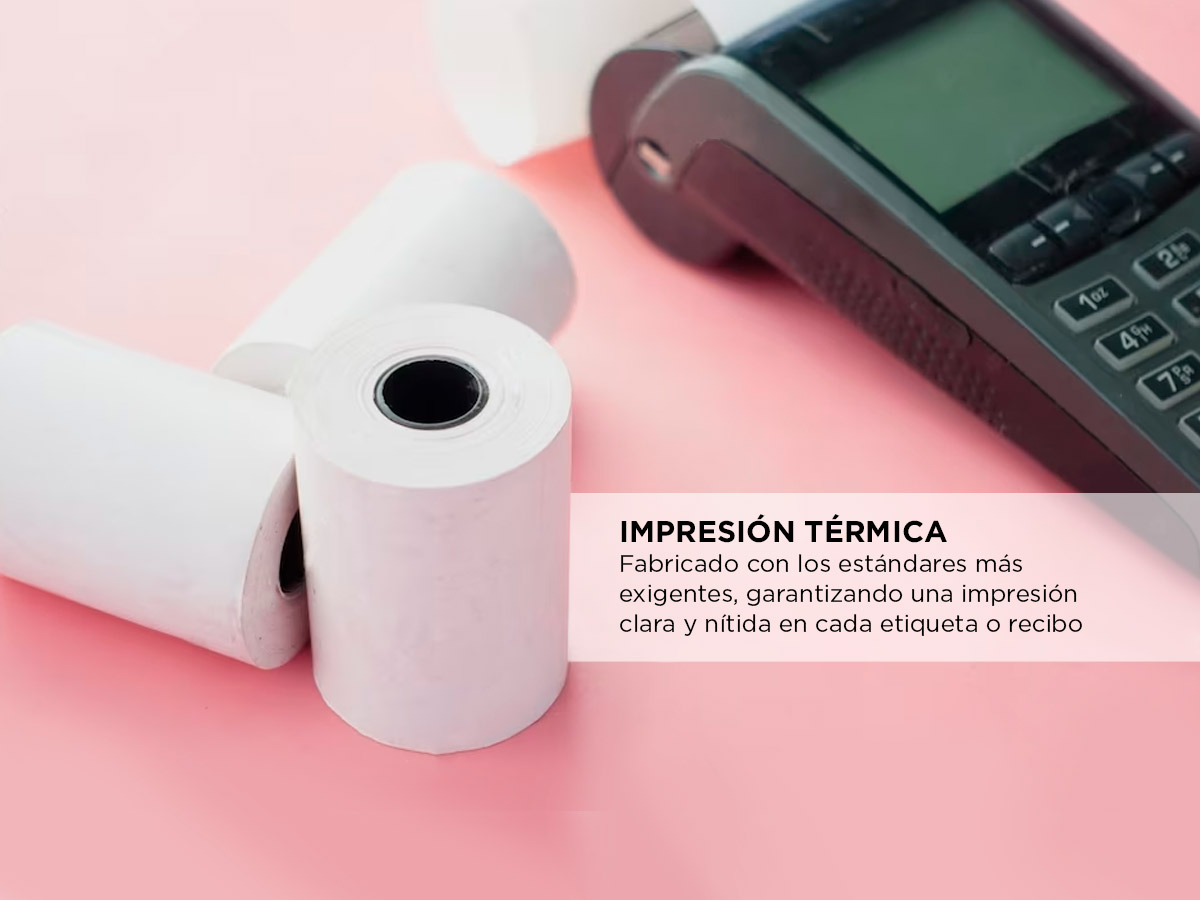 Genérico Rollo Papel Térmico Impresora 214 en República Dominicana
