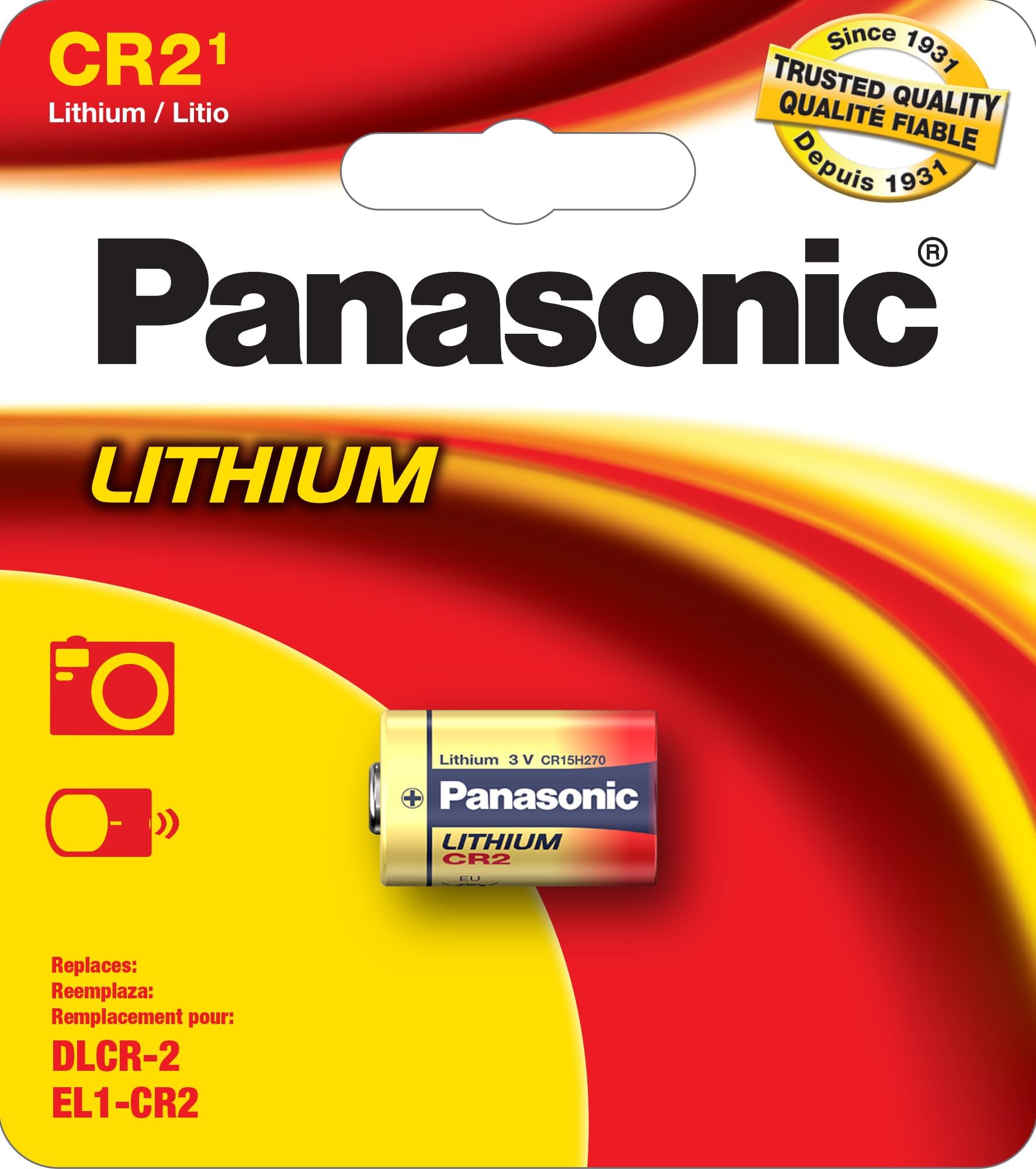 Panasonic Batería de Litio CR2