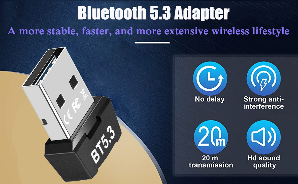 Adaptador Bluetooth 5.3 de Alta Precisión en República Dominicana