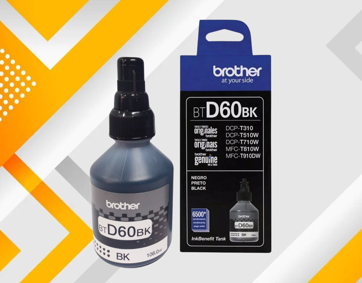 Brother BTD60BK Tinta Negra para Botella en República Dominicana
