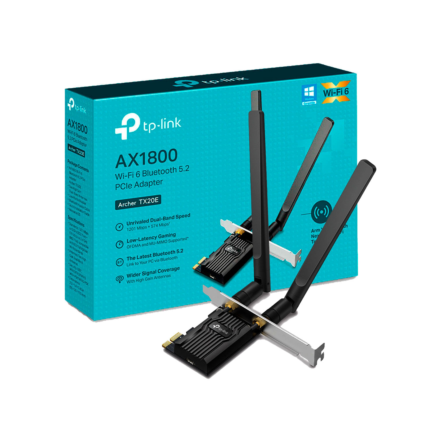 TPLink Archer TX20E Tarjeta WiFi PCIe en República Dominicana