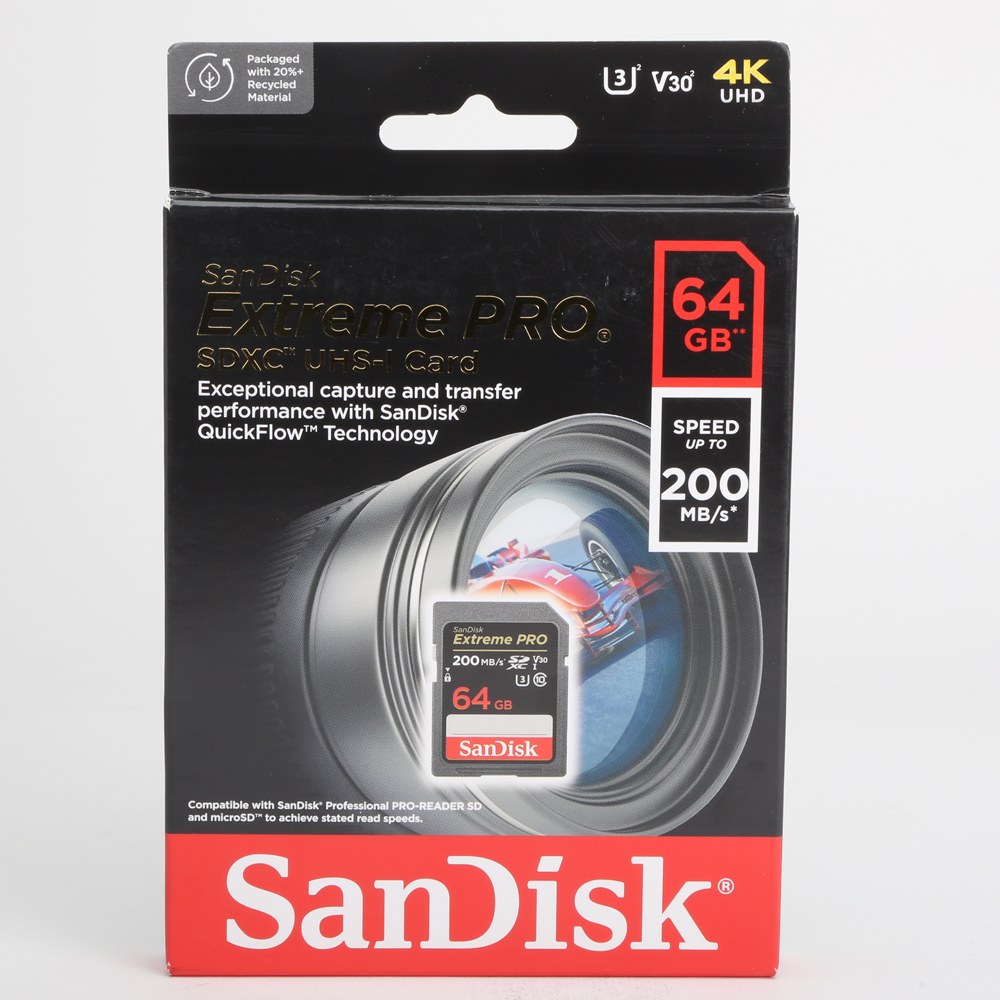 SanDisk Extreme Pro SD 64GB 200MB/s en República Dominicana