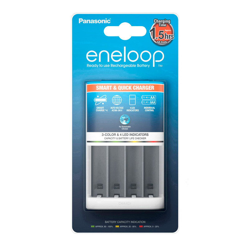 Panasonic Eneloop Cargador Rápido BQ-CC55 en República Dominicana