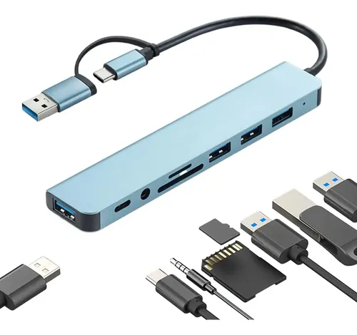 Hub USB-C Sabrent Modelo HB-UM43 MultiPuertos en República Dominicana