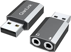 Qianlink Adaptador USB-C a Jack 3.5mm