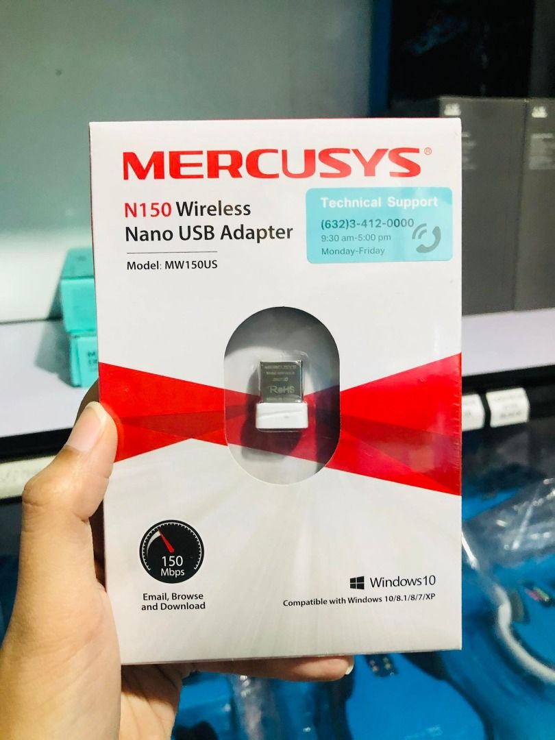 Mercusys MW150US Adaptador USB WiFi en República Dominicana
