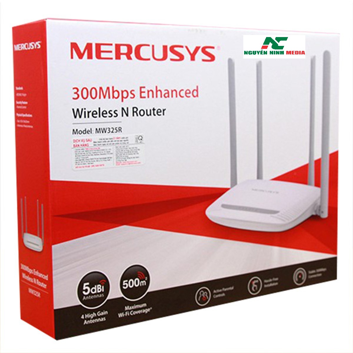 Mercusys Router Inalámbrico WR325R en República Dominicana