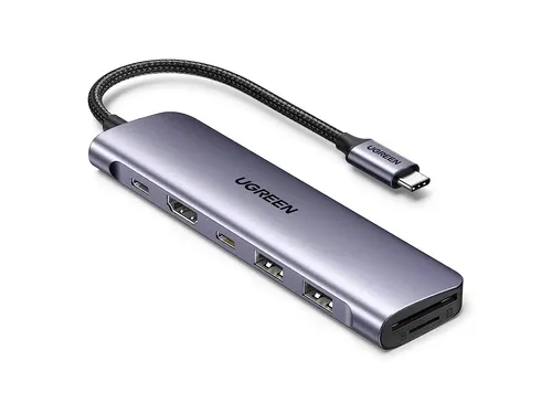 Ugreen Hub USB-C Multipuertos Modelo 7 en 1 en República Dominicana