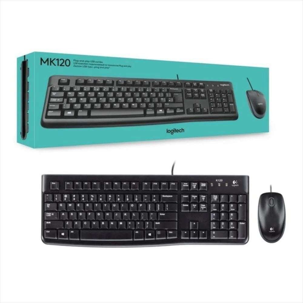 Logitech MK120 Teclado y Ratón Alámbrico en República Dominicana