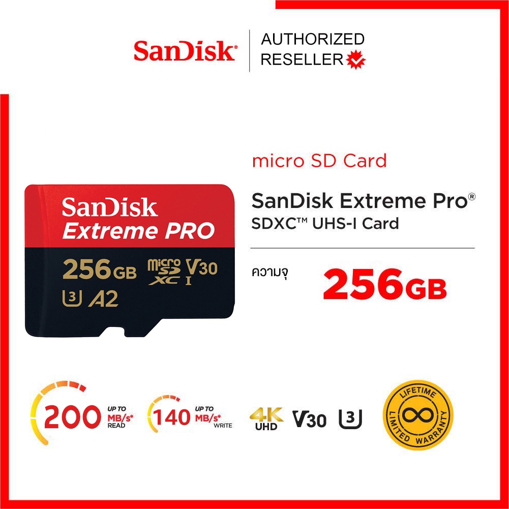 SanDisk Extreme Pro SD 256GB 200MB/s en República Dominicana