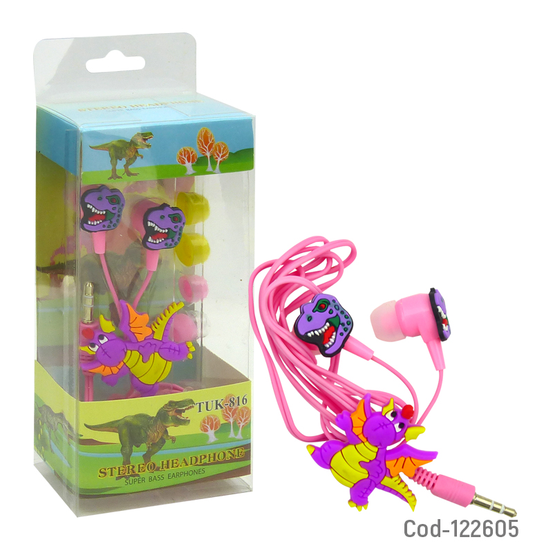 Auriculares Gamer Dinosaurio Kids en República Dominicana
