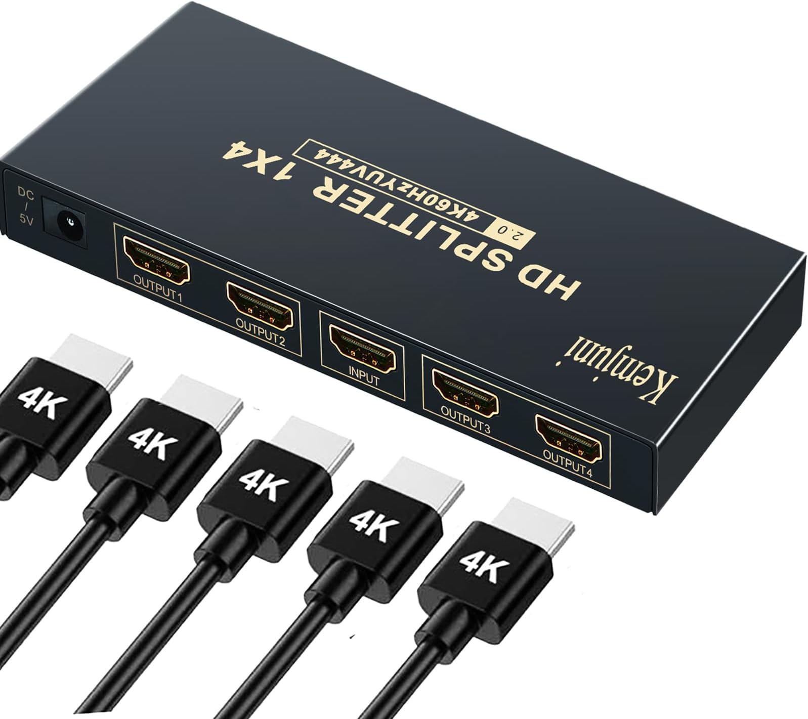 HDMI Splitter 4K 1x4 J-Tech Digital en República Dominicana