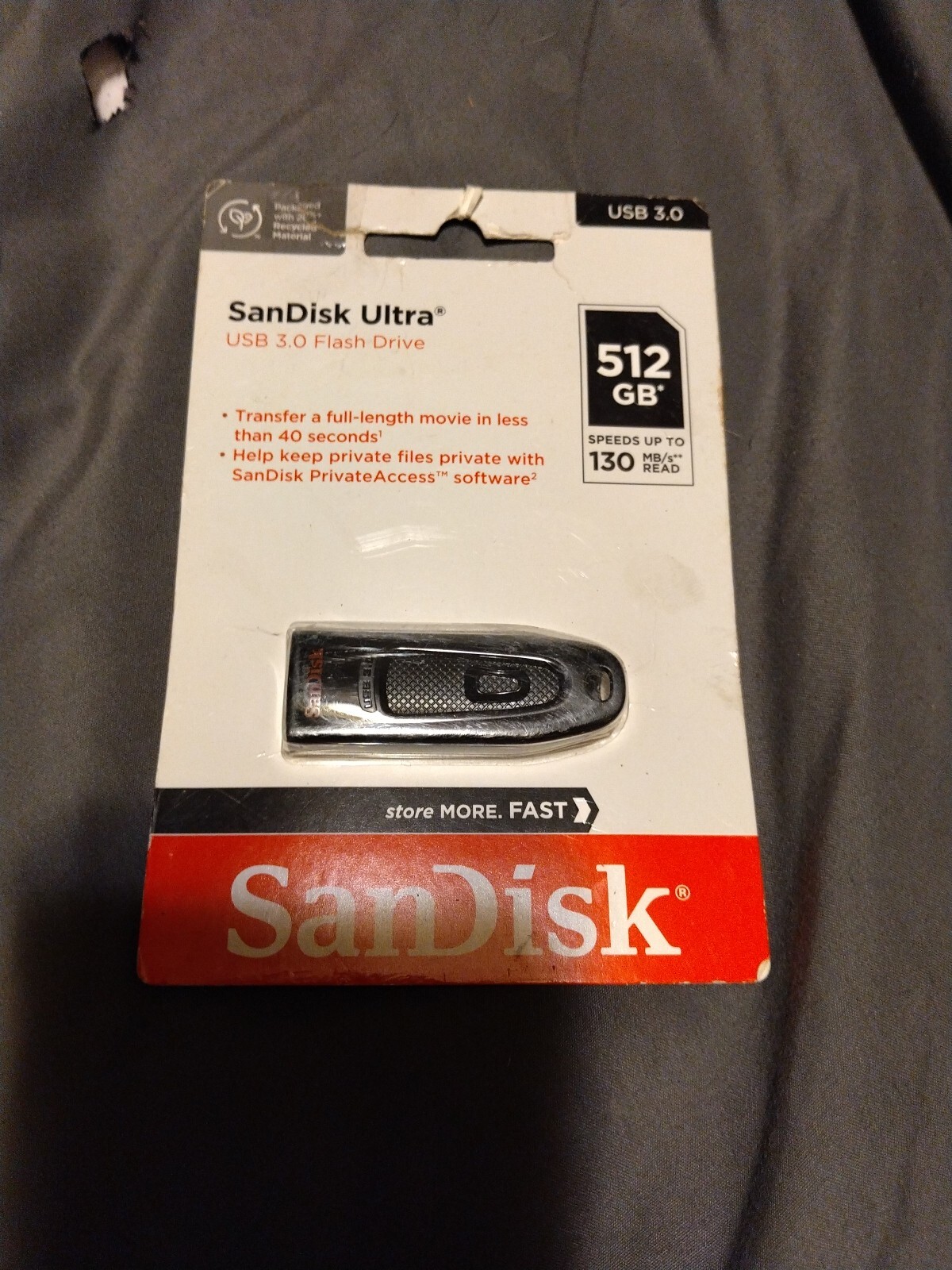 SanDisk Ultra USB 3.0 Pendrive 512GB en República Dominicana