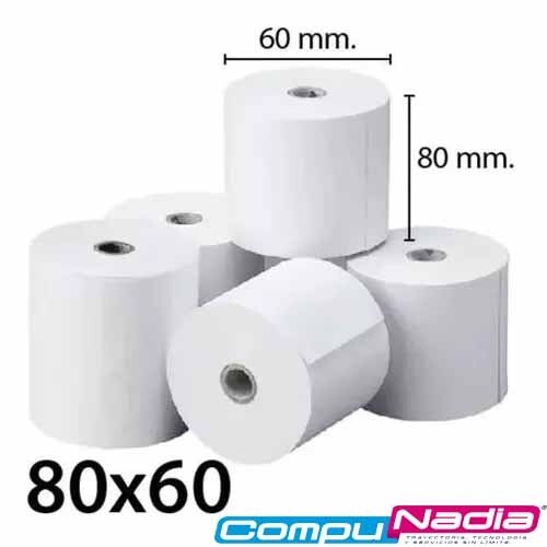 Genérico Papel Térmico 80mm para Impresora en República Dominicana