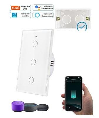 Goo Interruptor Wifi 3 Teclas Compatible Alexa