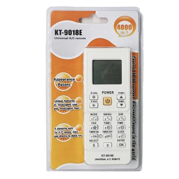 Mando a distancia universal para aire acondicionado KT9018E