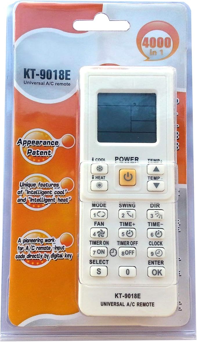 Mando a distancia universal para aire acondicionado KT9018E en República Dominicana